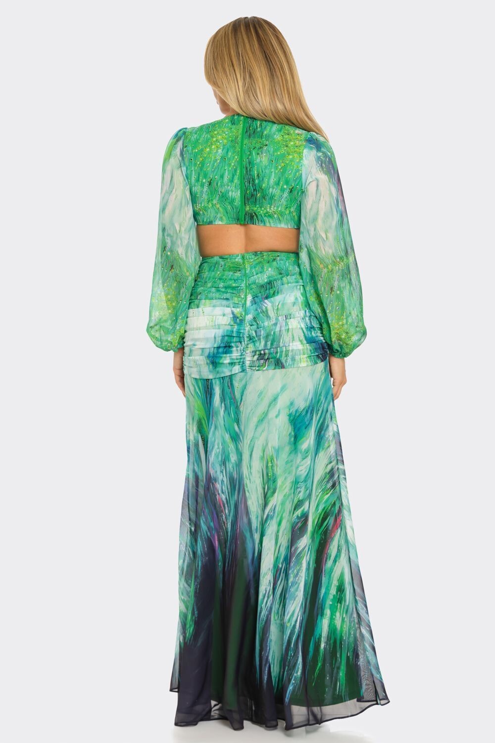 The Jessica Flowy Jeweled Dress