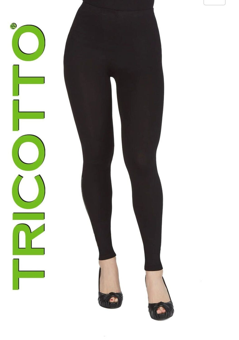 Tricotto Black Knit Leggings