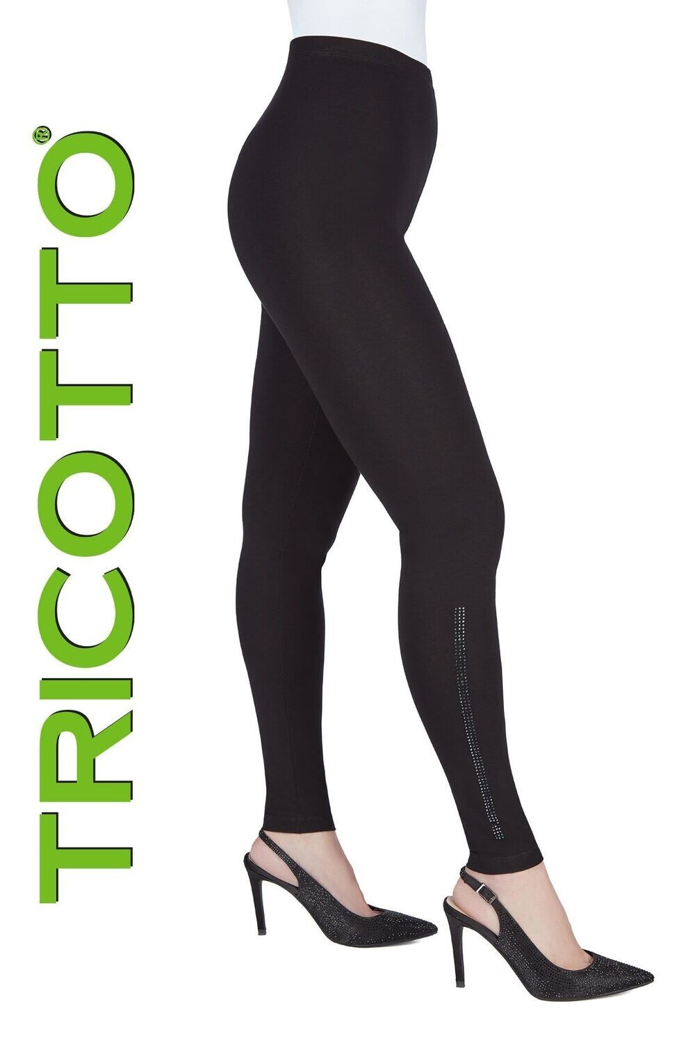 Tricotto Black Knit Leggings