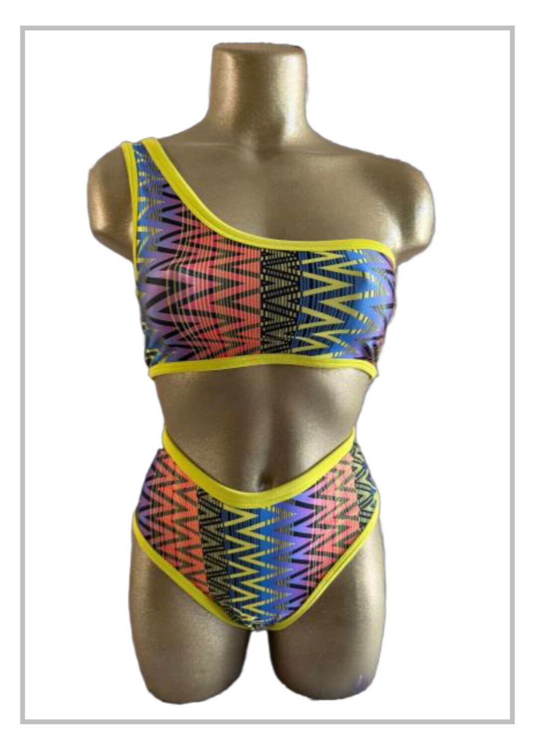 smooth aisha swimsuit - 1 shoulder top
