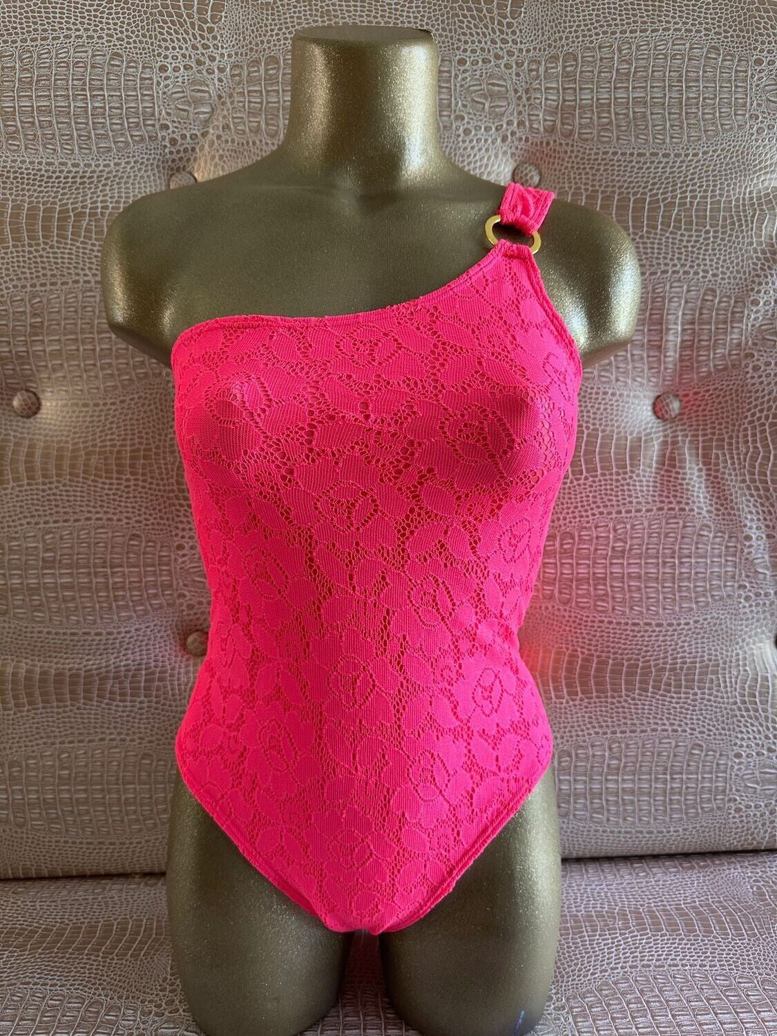 Elegant one-shoulder swimsuit for women — luxury Belle D’Amour swimwear