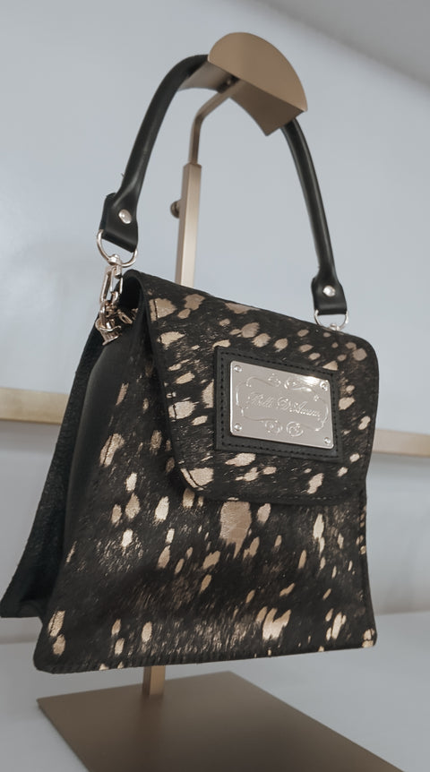 Luxury handcrafted leather crossbody bag by Belle D’Amour