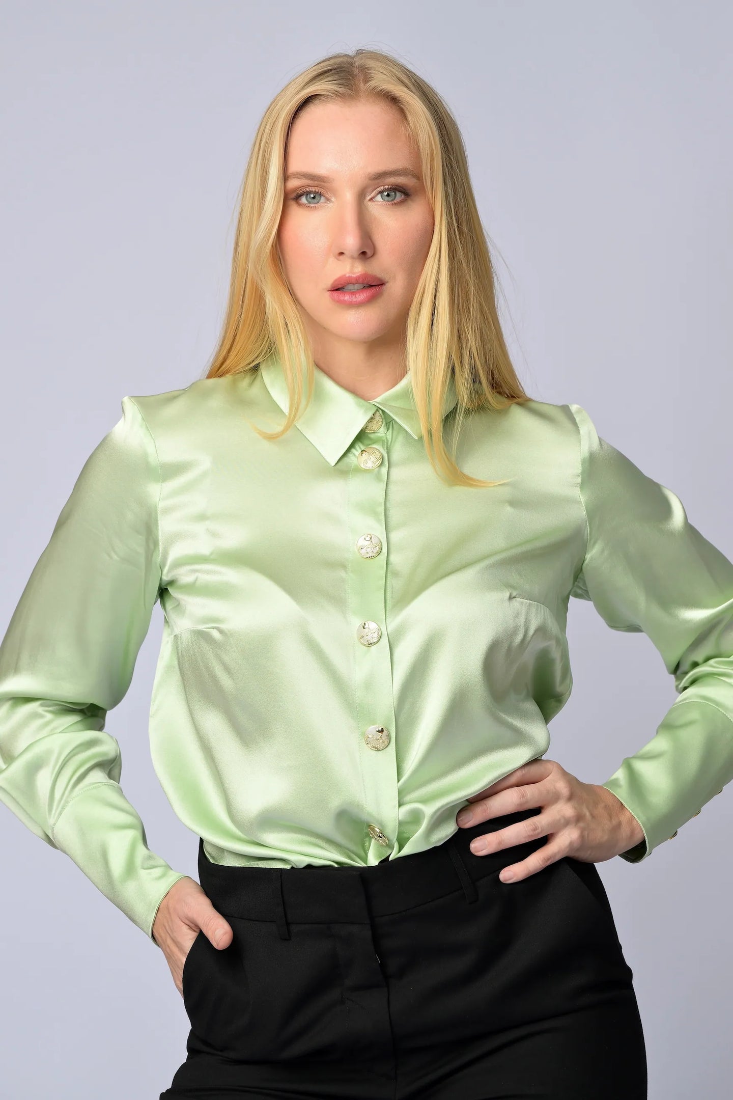 Belle D’Amour Essential Silk Blouse