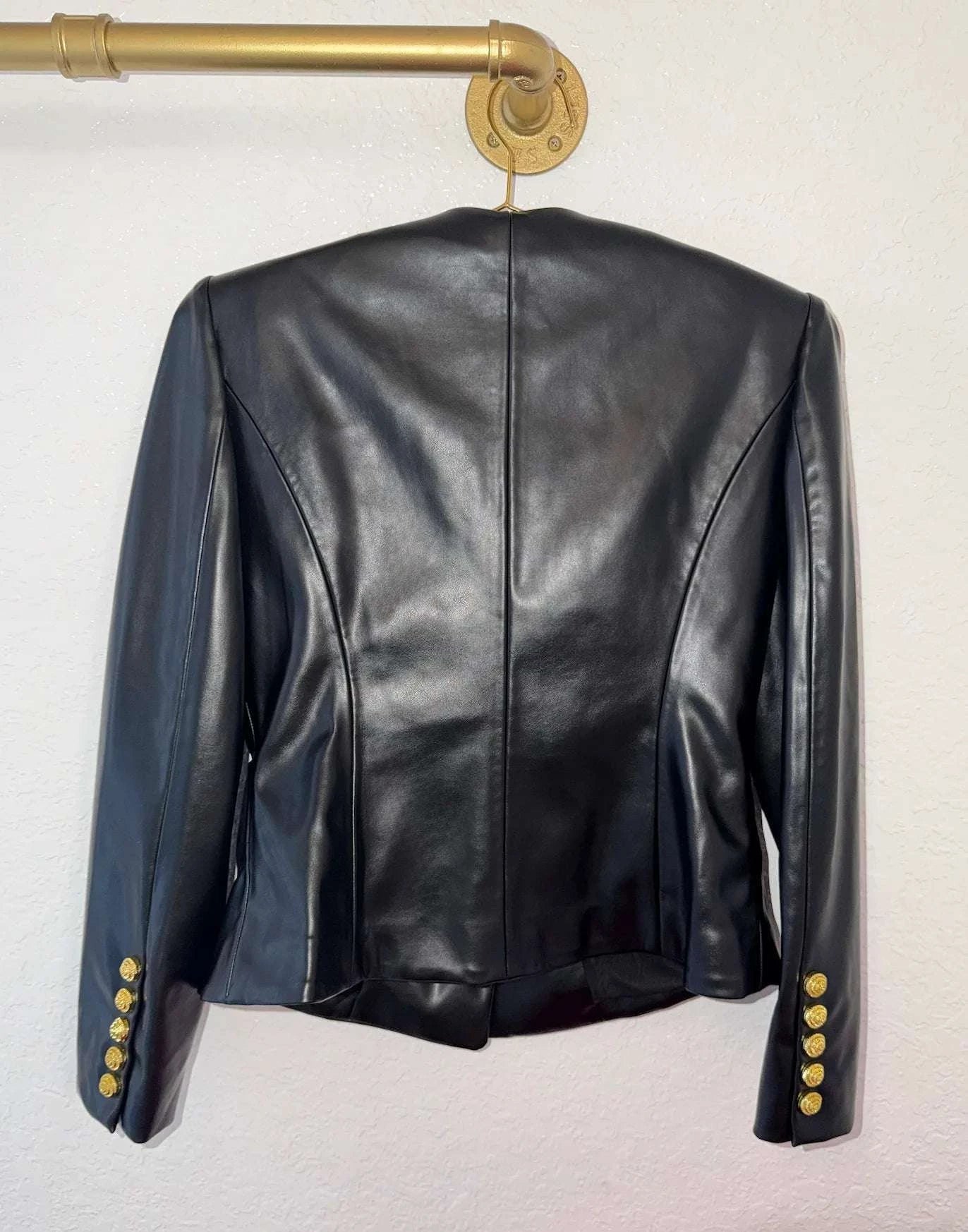 The Kim Vegan Leather Jacket - Belledamour.com