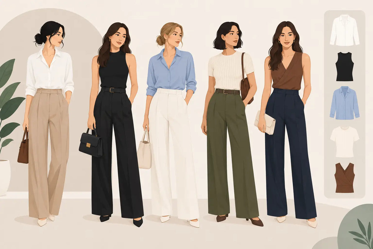 The Best Tops for Trousers, Styled Beautifully