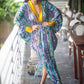 The Dubai Leather Trim Kaftan