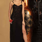 The Delilah Black Lace Gown
