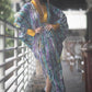 The Dubai Leather Trim Kaftan