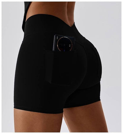 Back-Pocket V-Back Shorts | NEW