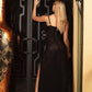 The Delilah Black Lace Gown