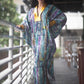 The Dubai Leather Trim Kaftan