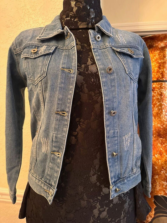 Reve Embroidered Denim Jacket