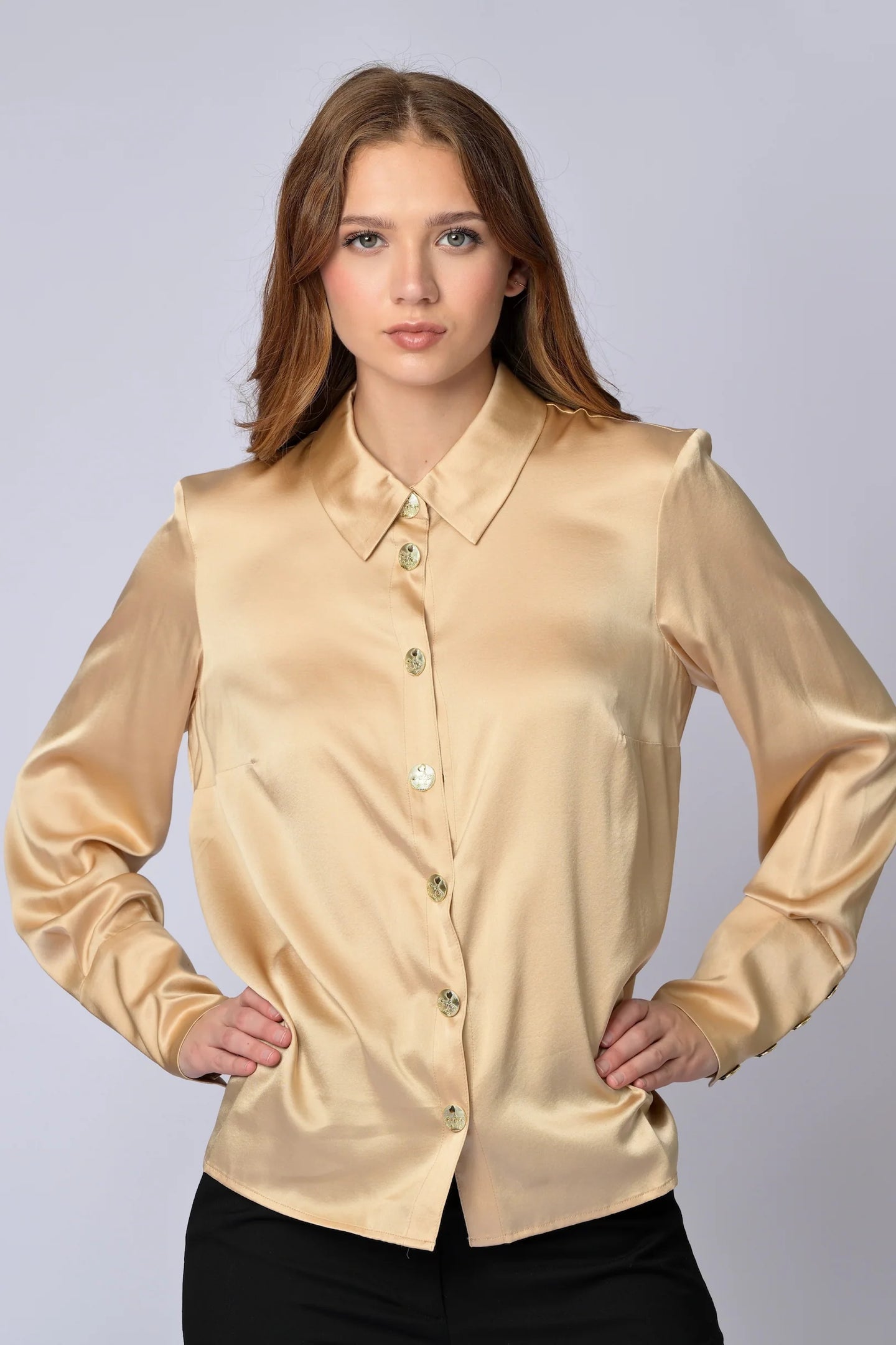 Belle D’Amour Essential Silk Blouse