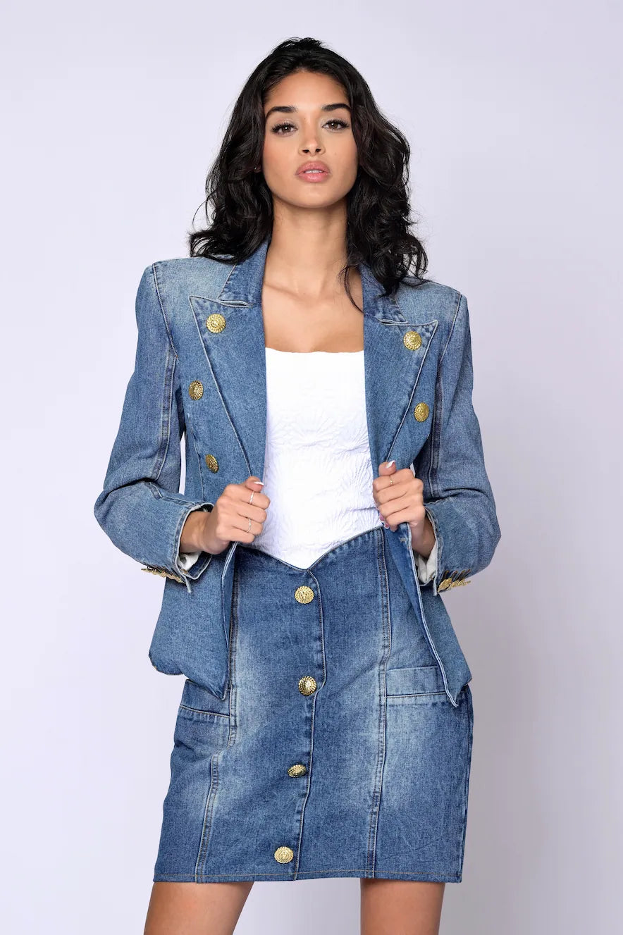 The Belle D’Amour Jolie Denim Suit