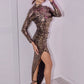 The Metallic Leopard Dress