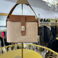 The Mini Raffia Leather Handbag
