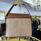 The Mini Raffia Leather Handbag