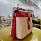 The Mini Raffia Leather Handbag