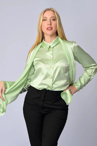 Belle D’Amour Essential Silk Blouse - Belledamour.com