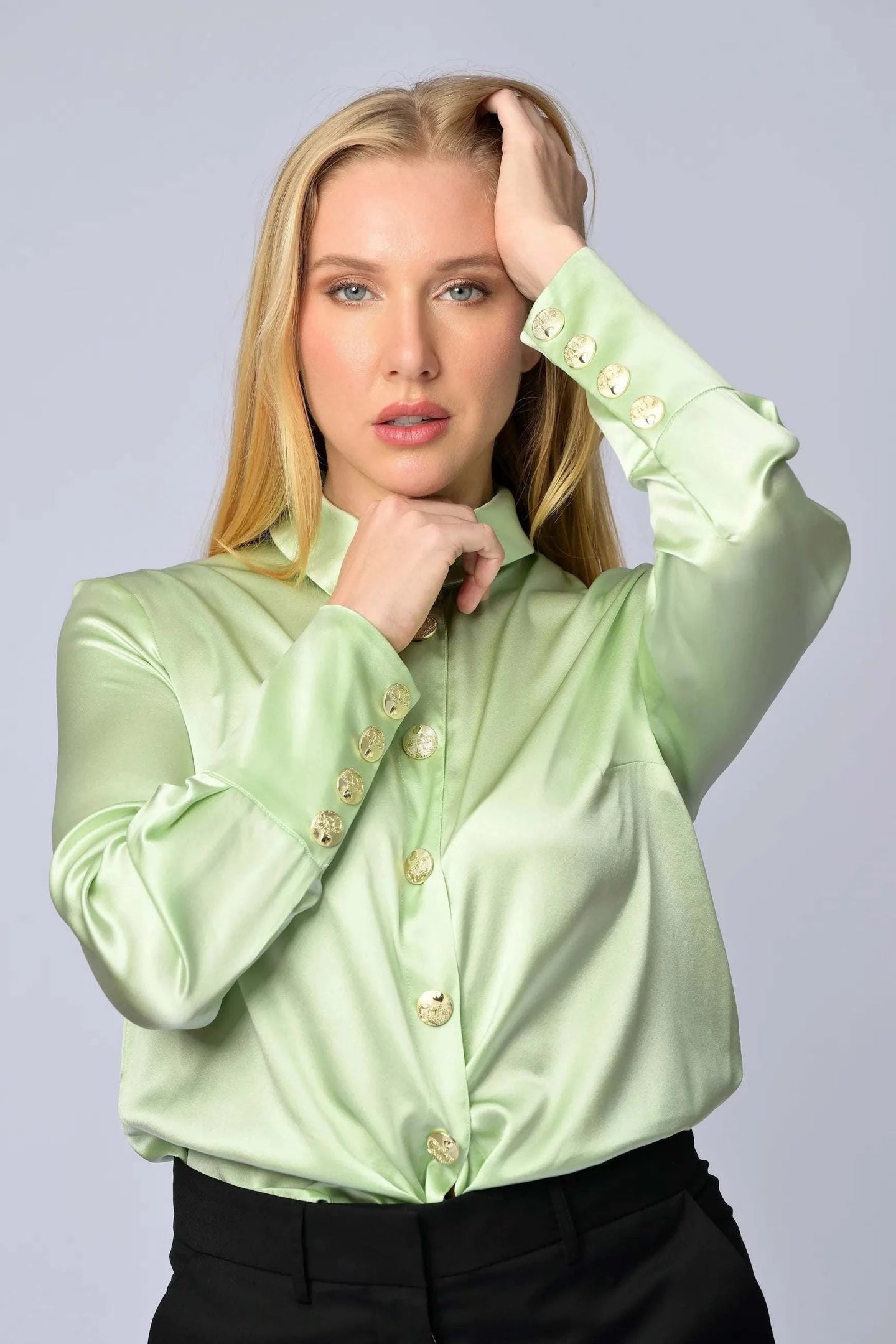 Belle D’Amour Essential Silk Blouse - Belledamour.com