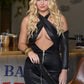 The Camille Black Cocktail Dress