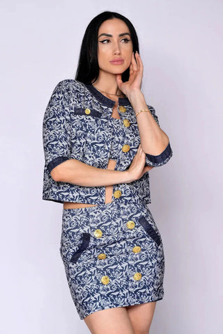 Corinne 3/4 Sleeve Jacket - Belledamour.com