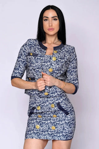 Corinne 3/4 Sleeve Jacket - Belledamour.com