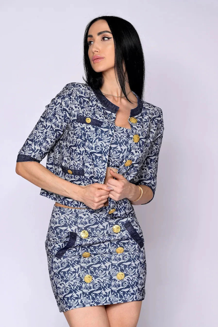 Corinne 3/4 Sleeve Jacket - Belledamour.com