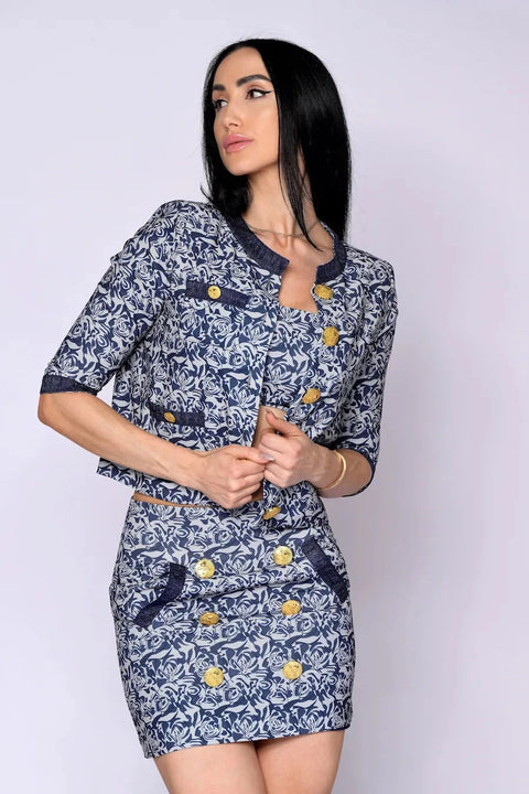 Corinne 3/4 Sleeve Jacket - Belledamour.com