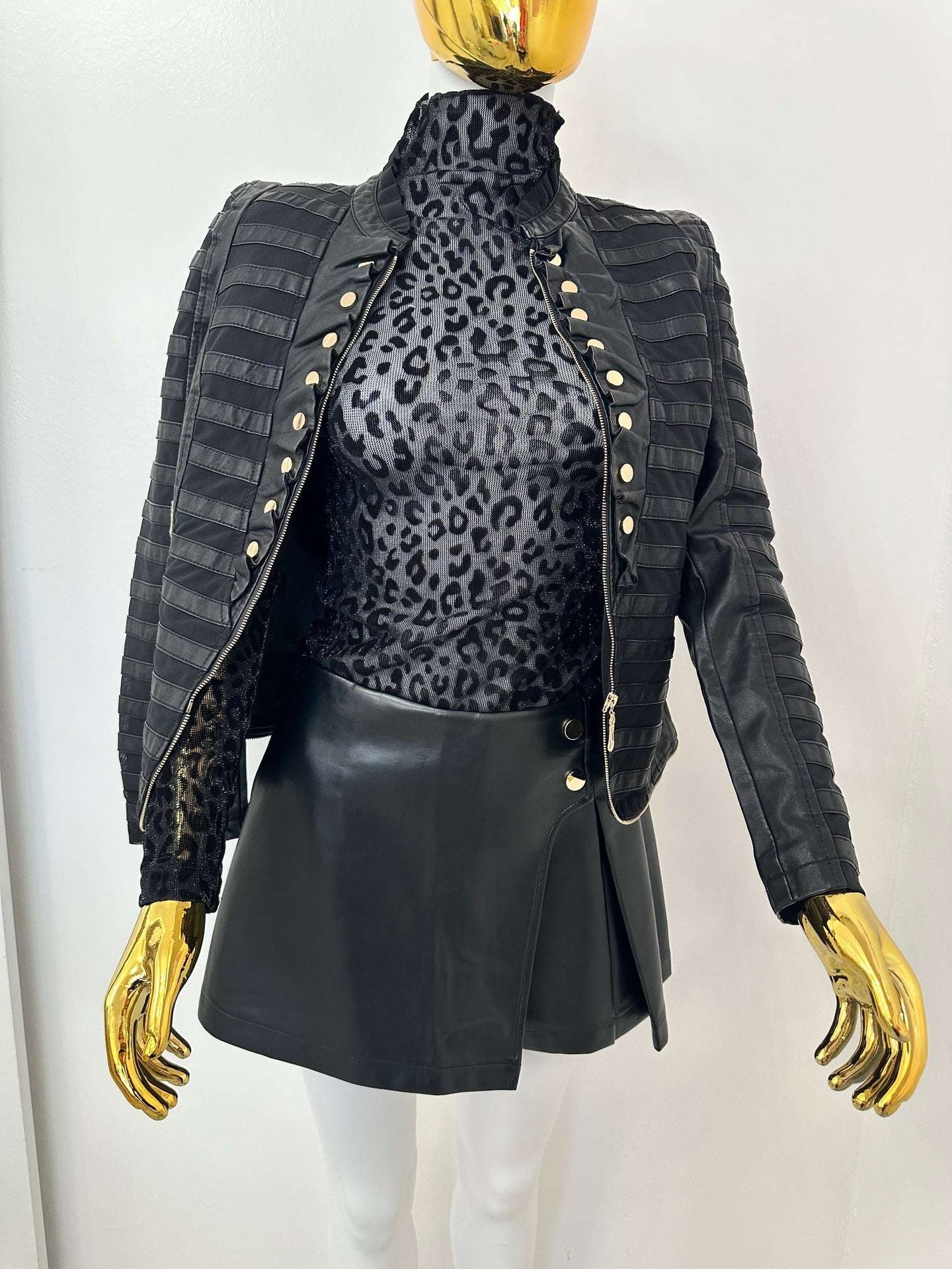 Faux Military Jacket - Belledamour.com