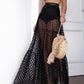 The Polka Dot Mesh Skirt