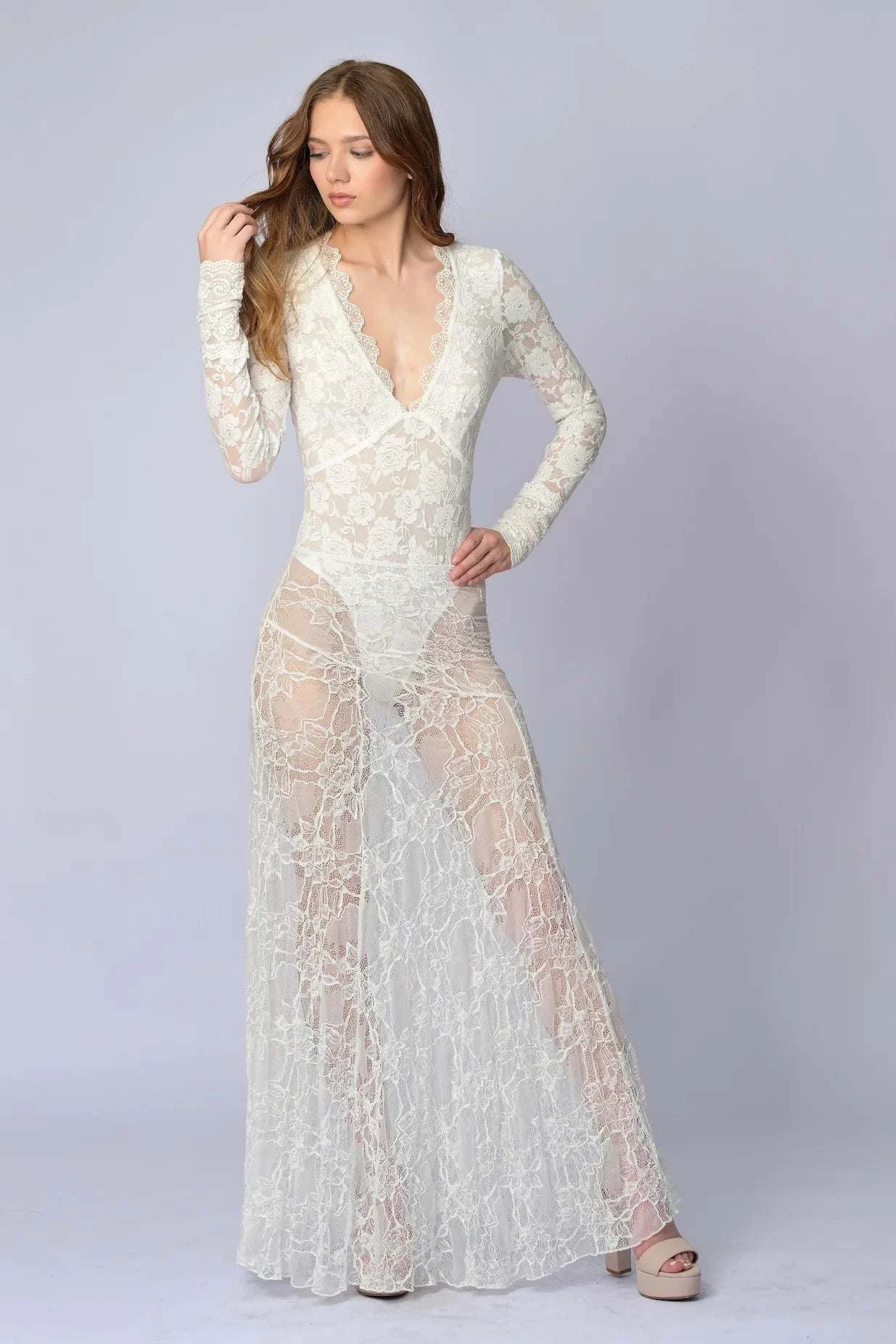 The Amour Lace Skirt - Belledamour.com