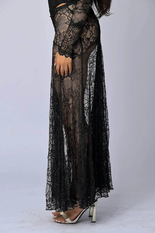 The Amour Lace Skirt - Belledamour.com