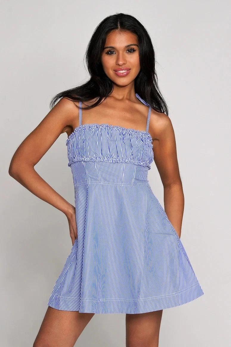 The Avery Striped Dress - Belledamour.com
