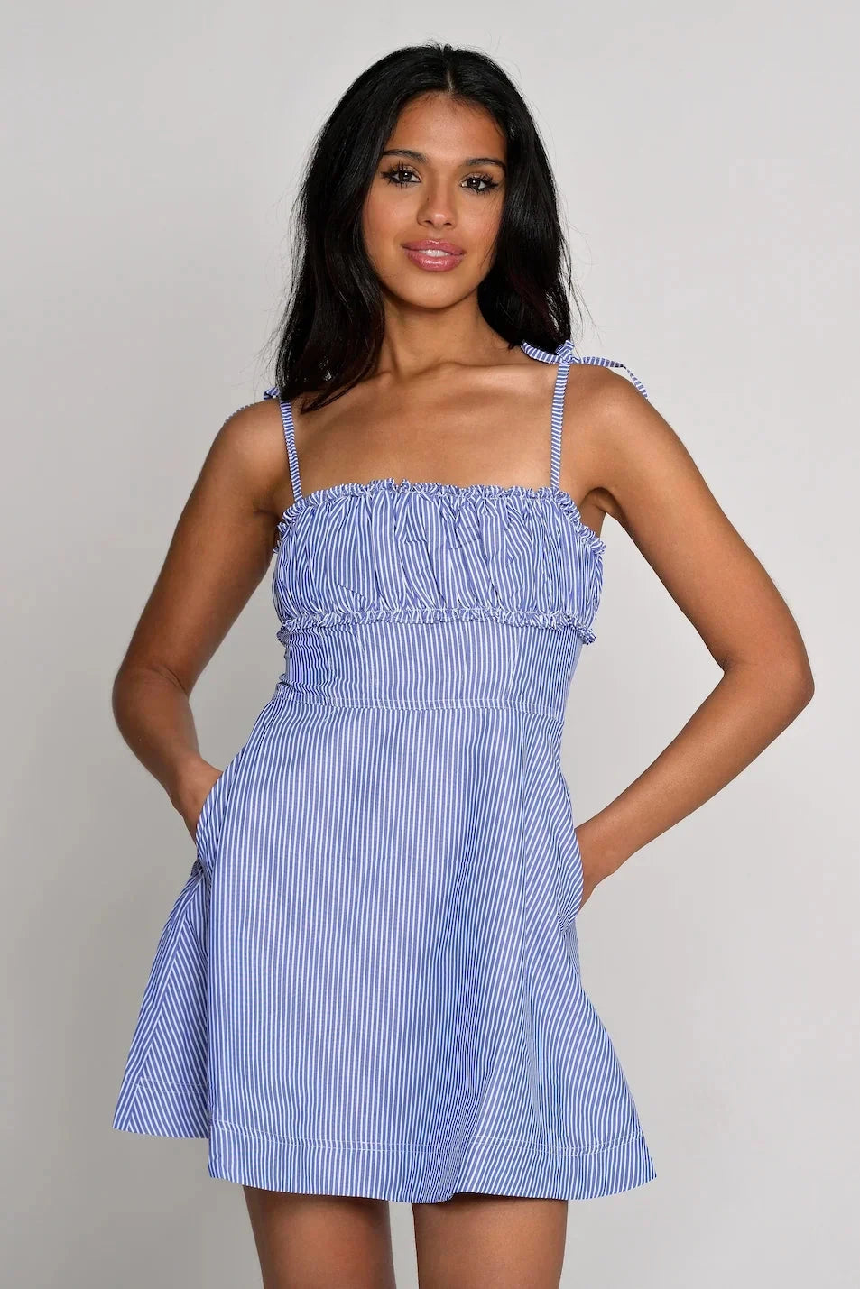 The Avery Striped Dress - Belledamour.com