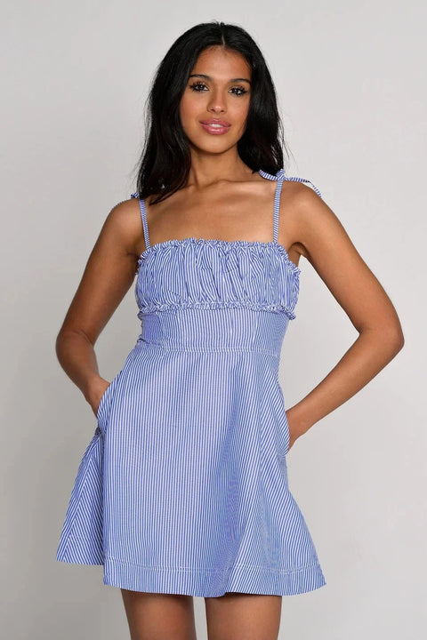 The Avery Striped Dress - Belledamour.com
