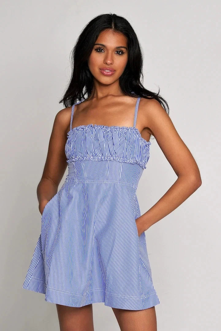The Avery Striped Dress - Belledamour.com