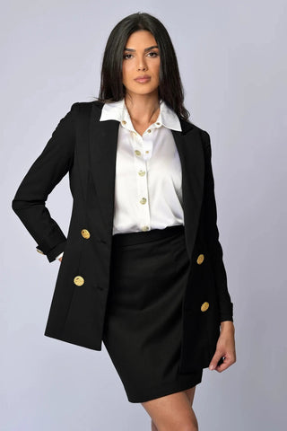 The Belle D’Amour Essential 4-Button Blazer - Belledamour.com