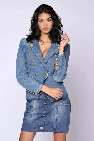 The Belle D’Amour Jolie Denim Suit - Belledamour.com