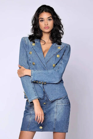 The Belle D’Amour Jolie Denim Suit - Belledamour.com
