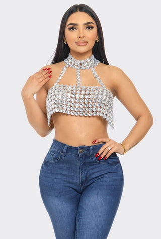 The Bijoux Crystal Top - Belledamour.com