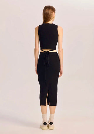 The Capri Knit Midi Skirt - Belledamour.com