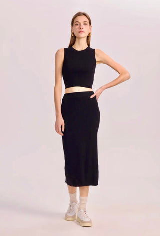 The Capri Knit Midi Skirt - Belledamour.com