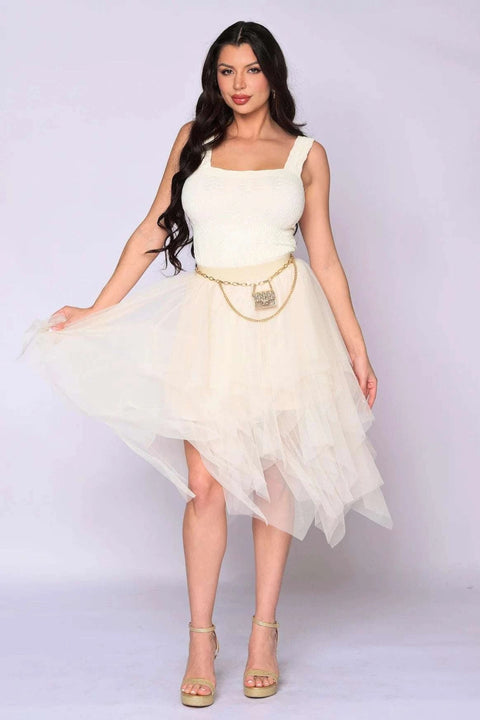 The Carrie Tulle Skirt - Belledamour.com