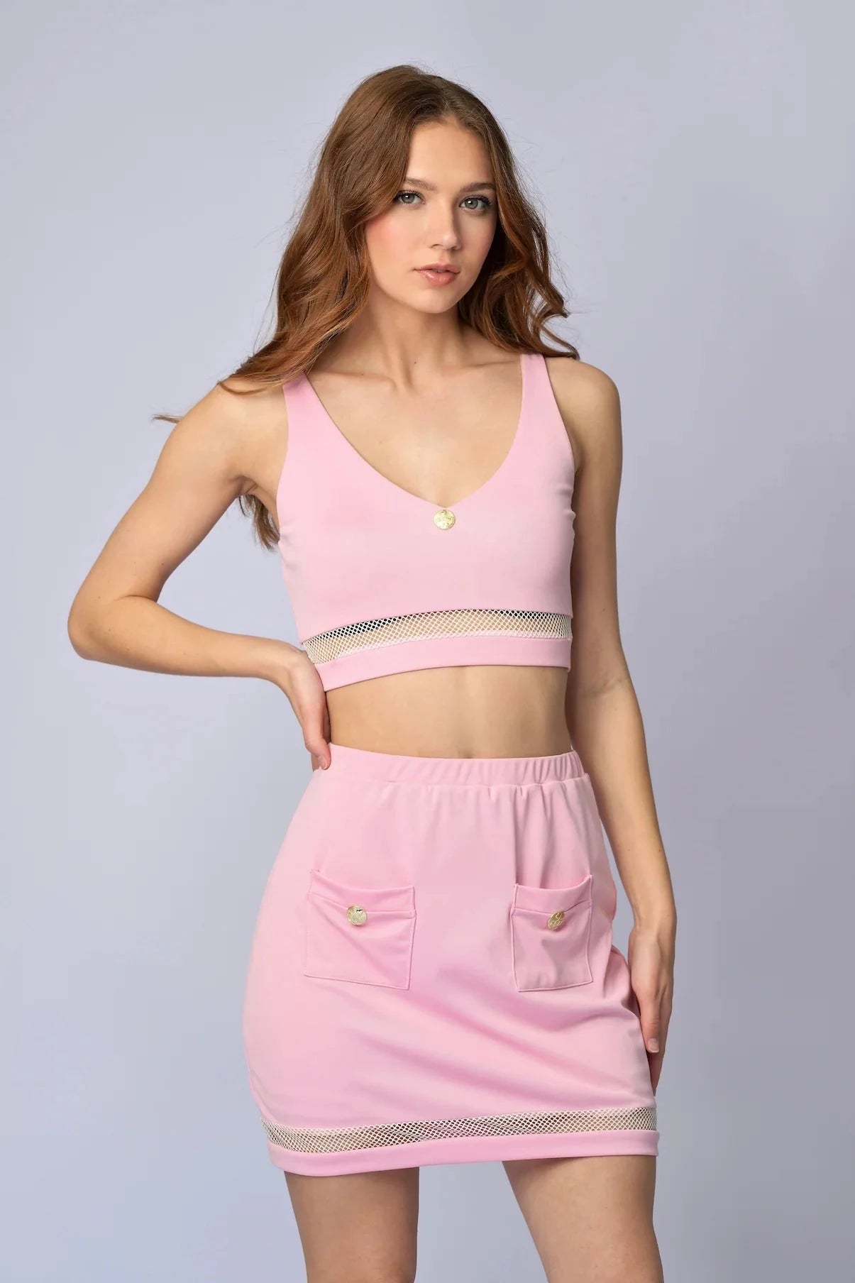 The Coco-Barbie 2pc Mini Skirt Set - Belledamour.com