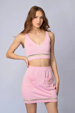 The Coco-Barbie 2pc Mini Skirt Set - Belledamour.com