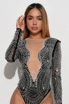 The Diva Jeweled Bodysuit - Belledamour.com