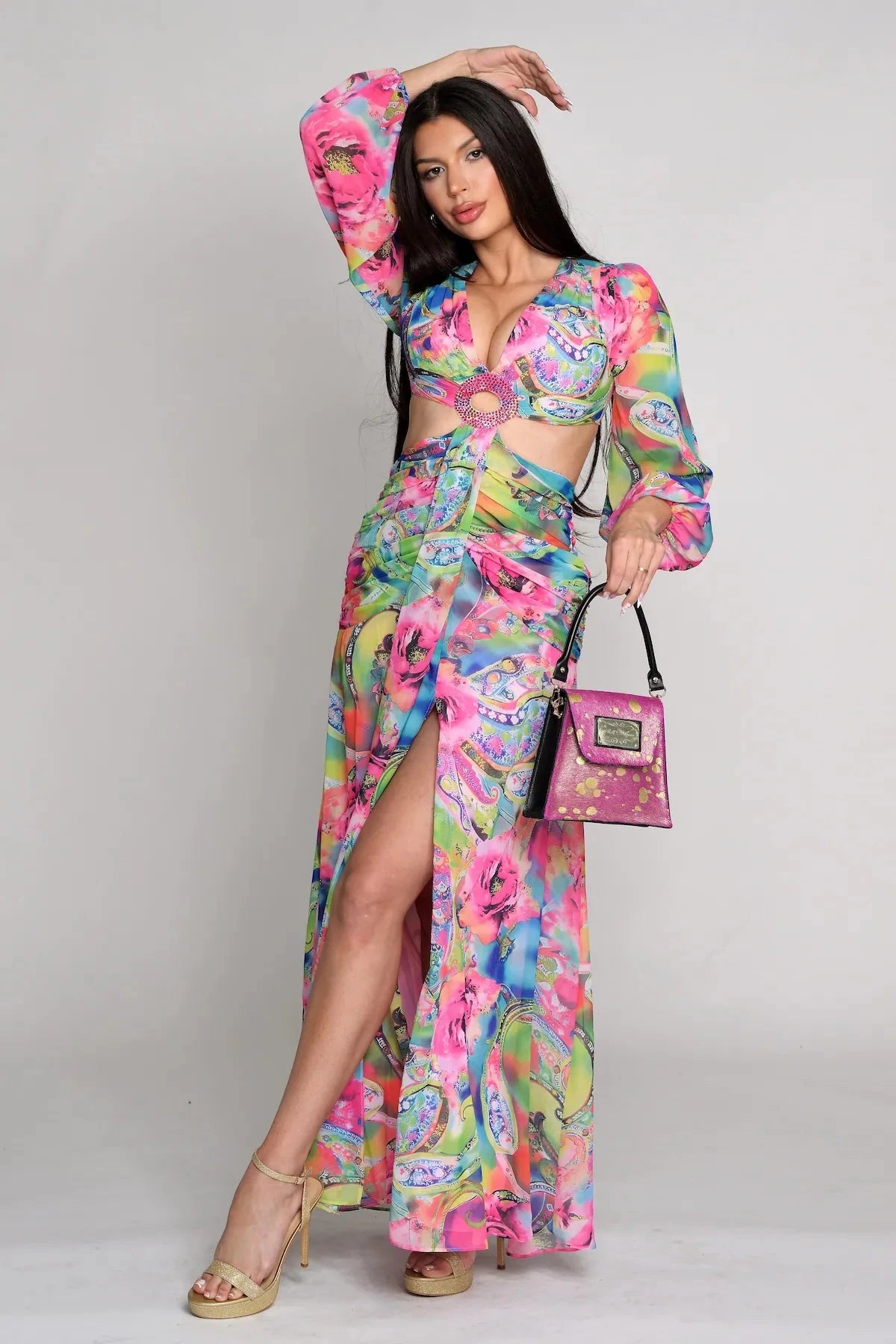 The Jessica Jeweled Dress - Belledamour.com