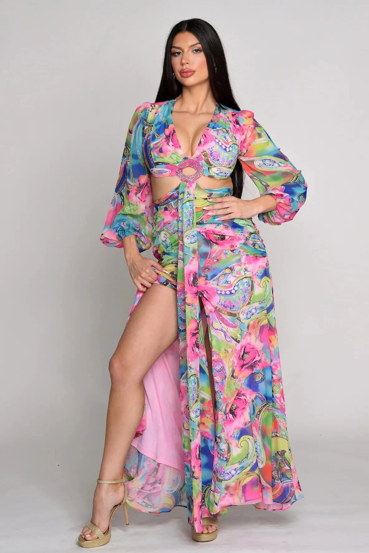 The Jessica Jeweled Dress - Belledamour.com