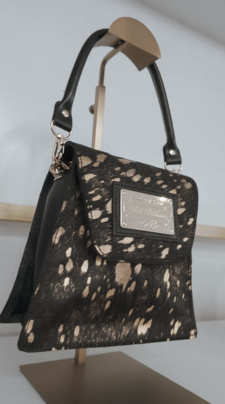 Luxury handcrafted leather crossbody bag by Belle D’Amour
